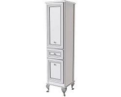 Пенал напольный белый матовый R Caprigo Fresco 10650R-B016