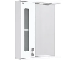 Зеркальный шкаф 58x71,2 см белый глянец L Onika Кристалл 205817