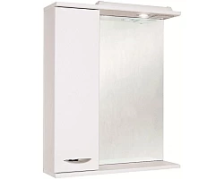 Зеркальный шкаф 60x71,2 см белый глянец L Onika Ника 206015