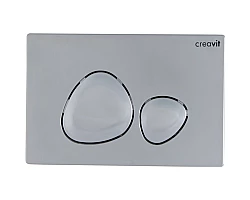 Кнопка смыва Creavit Spa GP700300 для инсталляции, матовый хром