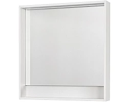 Зеркало белый глянец 80x85 см Акватон Капри 1A230402KP010