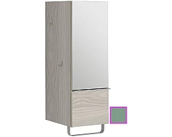 Полуколонна оливковыи\u0306 матовый с зеркальной дверцей шарниры справа Jacob Delafon Odeon Up EB893D-M47