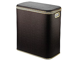 Корзина для белья стандартная, шоколад золото Geralis Punto PCG-B