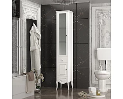 Пенал напольный белый матовый L Opadiris Брунелла 00-00004341