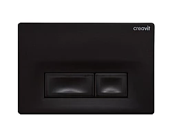 Кнопка смыва Creavit Ore GP300202 для инсталляции, черный глянец