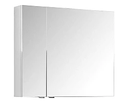 Зеркальный шкаф Aquanet Порто 80 195728 Белый глянец