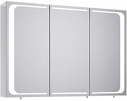 Зеркальный шкаф белый глянец 100x70 см Aqwella 5 Stars Milan Mil.04.10