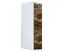 Шкаф оникс\/белый глянец L Marka One Seattle У73217