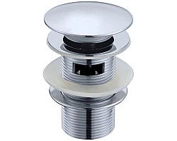 Донный клапан Boheme Brillante 612/2 click-clack с переливом