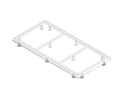 Каркас для душевого поддона Creto Etna 120х80 2-0003