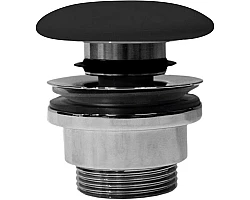 Донный клапан GSI PVC26 Click-Clack Черный матовый