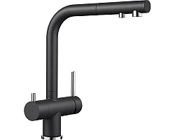 Смеситель для кухни с подключением к фильтру Blanco Fontas-S II антрацит 525200