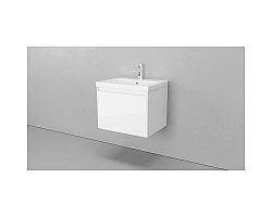 Тумба белый матовый 58,9 см Velvex Klaufs tpKLA.60.1Y-616.216