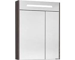 Зеркальный шкаф 60x78 см дуб макиато Акватон Сильва 1A216202SIW50