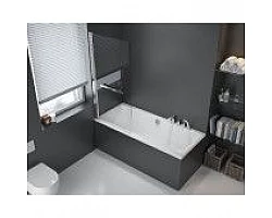 Шторка для ванны 73 см прозрачное стекло Excellent 900 KAAC.1609.730.LP