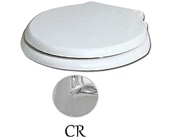 Сиденье для унитаза с микролифтом белый\/хром Azzurra Giunone-Jubilaeum 1800\/Fbi\/cr