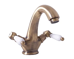 Смеситель для раковины с донным клапаном Rav Slezak Morava Retro MK529.5SM