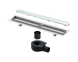 Душевой трап (лоток) Tece TECEdrainline glass 600700 + 650000 + 660016 + 600790 64,3 см, с решеткой, щелевой, зеленый