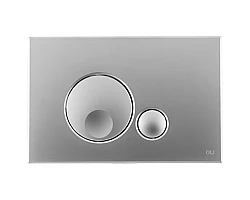 Кнопка смыва OLI Globe 152951 для инсталляции, матовый хром