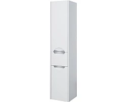 Пенал Акватон Сильва 1A215603SIW7L подвесной L, с бельевой корзиной, дуб полярный