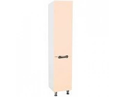 Пенал напольный с бельевой корзиной бежевый глянец\/белый глянец R Bellezza Лагуна 4622104081073