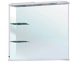 Зеркало 71x68 см белый глянец L Bellezza Рио 4613611062013