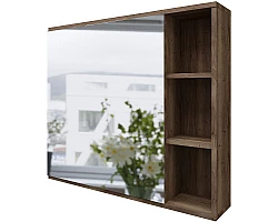 Зеркальный шкаф Grossman Форта 80 2080022 Темный дуб галифакс