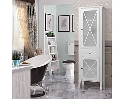 Пенал напольный белый матовый R Opadiris Палермо Z0000008561