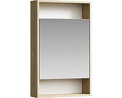Зеркальный шкаф 50x80 см дуб балтийский L\/R Aqwella City SIT0405DB