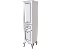 Пенал Caprigo Fresco 10650R-B016 напольный R, белый матовый