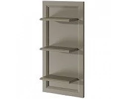 Панель с полками серый матовый Caprigo Jardin 10470-B021