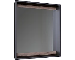 Зеркало 60x70 см дуб веллингтон\/графит Grossman Смарт 206007