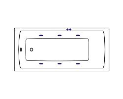 Гидромассажная система золото Sanjet Soft SJ-SOFT-GD