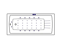 Гидромассажная система хром Sanjet Nano SJ-NANO-CR