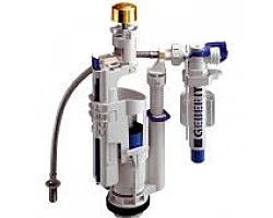 Комплект механизма слива с задним подводом воды Geberit BA018oro для бачка Globo