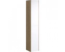 Пенал подвесной белый глянец\/дуб сонома Aqwella 5 Stars Miami Mai.05.03