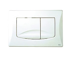 Кнопка смыва OLI River Dual Oliveira 638501 для инсталляции, белый