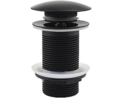 Донный клапан CeramaLux BB-006 Click-Clack Черный матовый без перелива