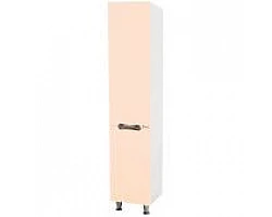 Пенал напольный с бельевой корзиной бежевый глянец\/белый глянец L Bellezza Лагуна 4622104082070