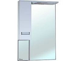 Зеркальный шкаф 58x80 см белый глянец L Bellezza Сиена 4613909002011