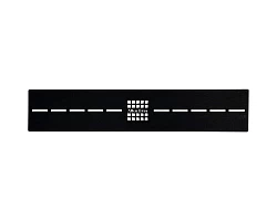 Накладка для сифона Allen Brau Infinity 160х80 8.210N7-BBA Черный антрацит Брашированный алюминий