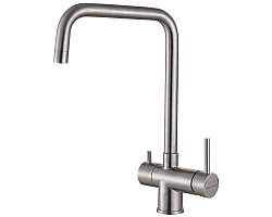 Смеситель для кухни с подключением к фильтру Paulmark Wetter WE213030-SS