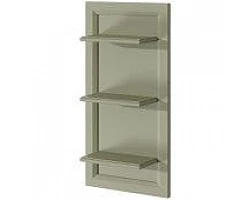 Панель с полками фисташковый матовый Caprigo Jardin 10470-B059