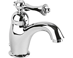 Смеситель для раковины с донным клапаном хром, ручка хром Cezares Margot MARGOT-LSM1-01-M