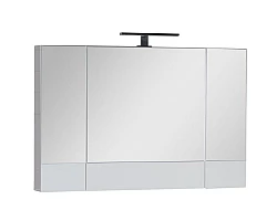 Зеркальный шкаф 100x67 см белый Aquanet Нота 00165372