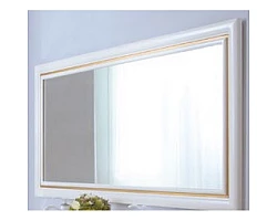 Зеркало 157x75 см слоновая кость золотая патина Atoll Джулия