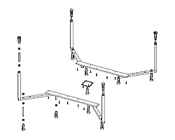 Каркас для ванны Riho Colorado 180х180 2YNCL1019 усиленный