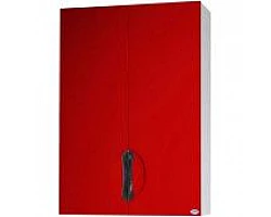 Шкаф подвесной красный глянец\/белый глянец Bellezza Лагуна 4642106180031