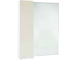 Зеркальный шкаф 68x80 см бежевый глянец\/белый глянец L Bellezza Пегас 4610411002072