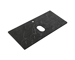 Столешница под раковину Cezares 100 KEP-100-MNO Marmo Nero Opaco
